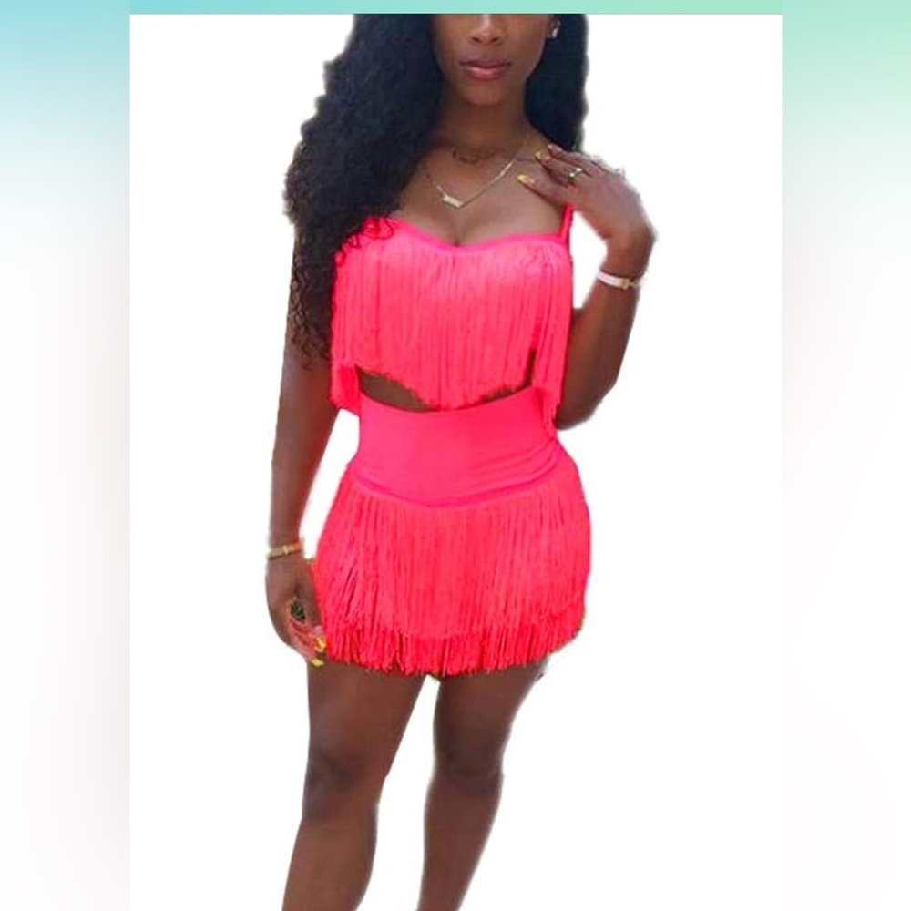 Womens Sexy 2 Piece Outfits Sleeveless Crop Top